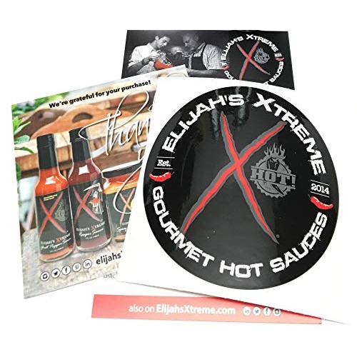Elijah’S Xtreme Ghost Pepper And Carolina Reaper Hot Sauce 2-Pac