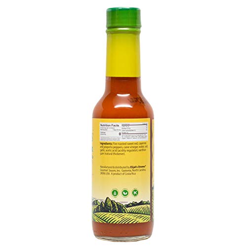 Elijahs Original Roasted Pepper Hot Sauce, Made From Fire Roast