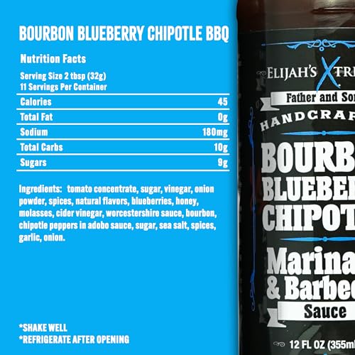 Elijahs Xtreme BBQ Bundle: Beer Bacon Maple BBQ Sauce and Bourb...