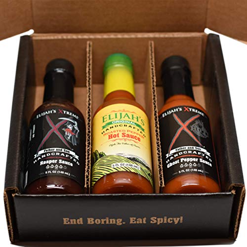 Elijahs Xtreme Gourmet Hot Sauce Variety Pack, Hot Sauce Set In