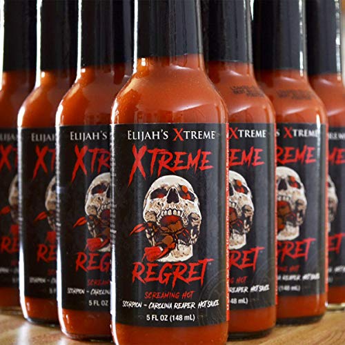 Elijahs Xtreme Regret Hot Sauce - Super Hot - Hot Sauce Made Wi