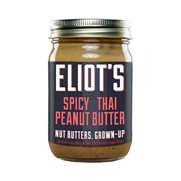 Eliots Adult Nut Butters Spicy Thai Peanut Butter, Non-GMO, Glu...
