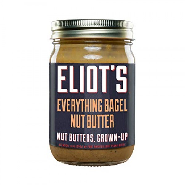 Eliots Nut Butters Everything Bagel Nut Butter, Non-GMO, Gluten...