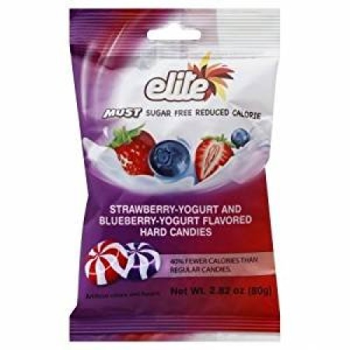 Elite Must Strawberry+Blueberry Yogurt Sugar Free Reduced Calori