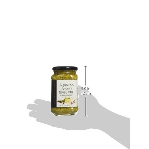 Elkis Gourmet Asparagus Asiago Bruschetta, 12 Ounce