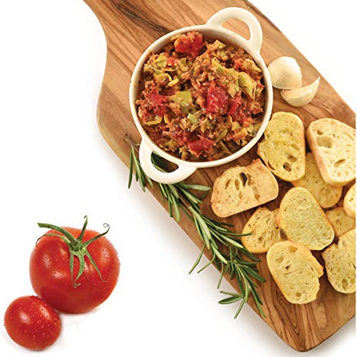 Elkis Gourmet Tomato Olive &Amp; 3 Bell Pepper Bruschetta | Delicio