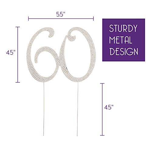 Ella Celebration 40 Cake Topper For 40Th Birthday Or Anniversary