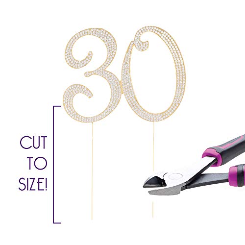 Ella Celebration 30 Cake Topper For 30Th Birthday Or Anniversary