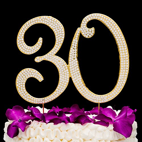 Ella Celebration 30 Cake Topper For 30Th Birthday Or Anniversary