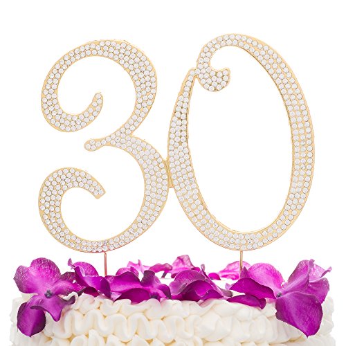 Ella Celebration 30 Cake Topper For 30Th Birthday Or Anniversary