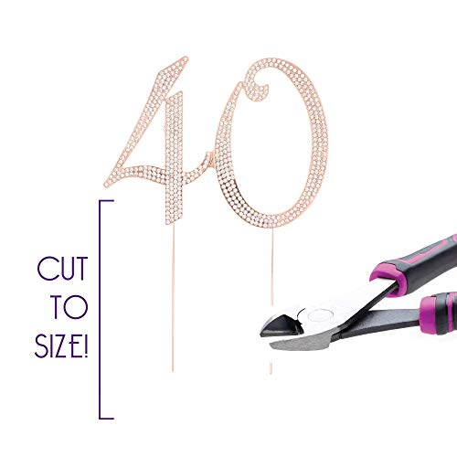 Ella Celebration 40 Cake Topper For 40Th Birthday Or Anniversary