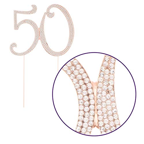 Ella Celebration 50 Cake Topper 50Th Birthday Or Anniversary Par