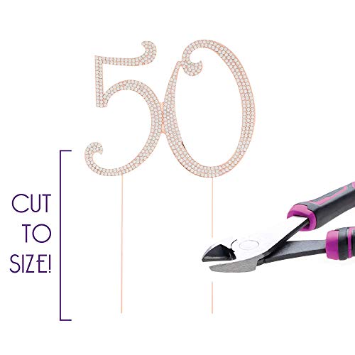 Ella Celebration 50 Cake Topper 50Th Birthday Or Anniversary Par