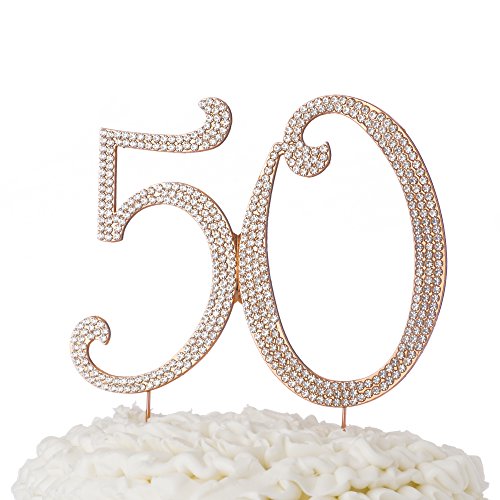 Ella Celebration 50 Cake Topper 50Th Birthday Or Anniversary Par
