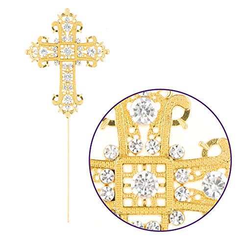 Ella Celebration Cross Cake Topper, Religious Wedding, Baptism,