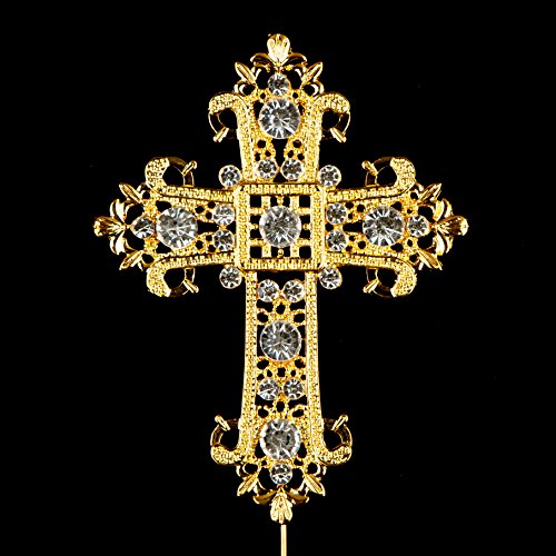 Ella Celebration Cross Cake Topper, Religious Wedding, Baptism,