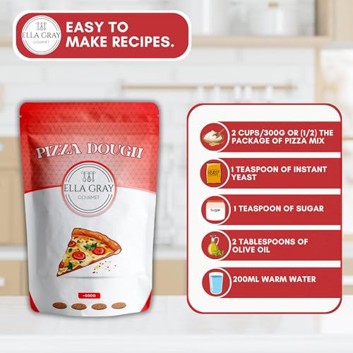 Ella Gray Gourmet Original Pizza Dough Mix - Makes a double batc...
