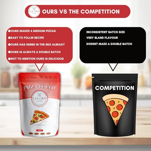 Ella Gray Gourmet Original Pizza Dough Mix - Makes a double batc...