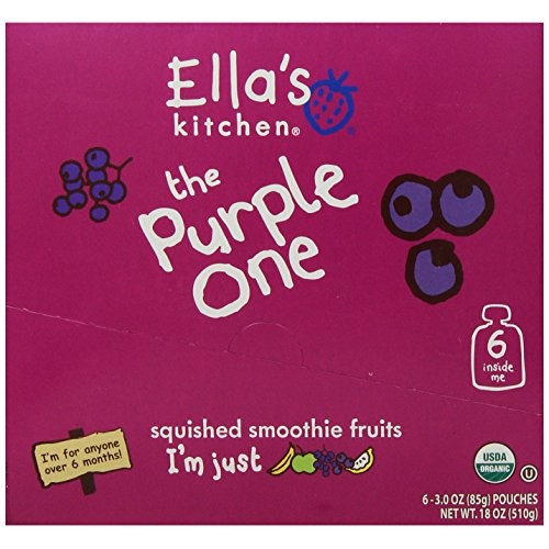 Ellas Kitchen Organic 6+ Months Baby Food, Smoothie Fruit Puree