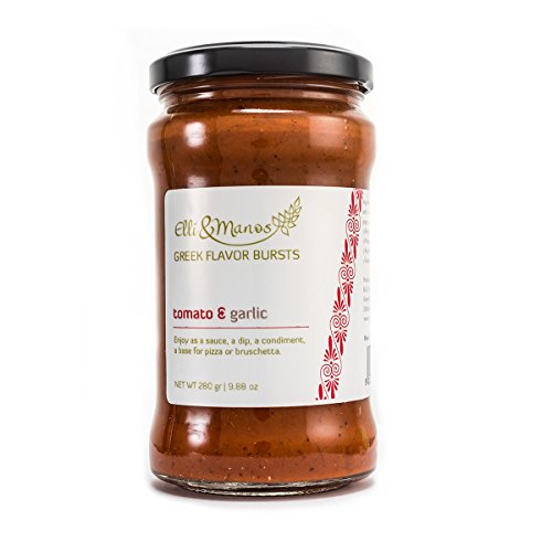 Elli & Manos Greek Flavor Bursts - Tomato & Garlic - 280gr/9.88o...