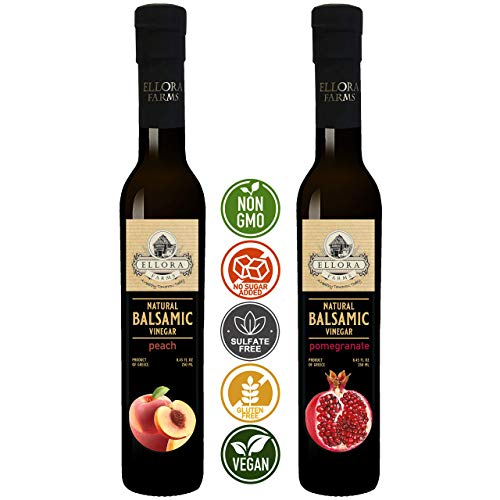 Ellora Farms, Combo Pack Fresh Peach And Pomegranate Infused Bal