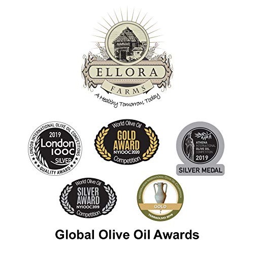 Ellora Farms, 2020 Gold Award New York, Single Estate Greek Extr