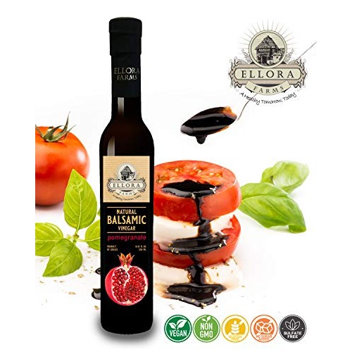 Ellora Farms, Fresh Pomegranate Infused Balsamic Vinegar, All Na