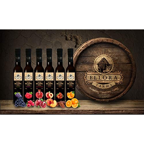 Ellora Farms, Fresh Pomegranate Infused Balsamic Vinegar, All Na
