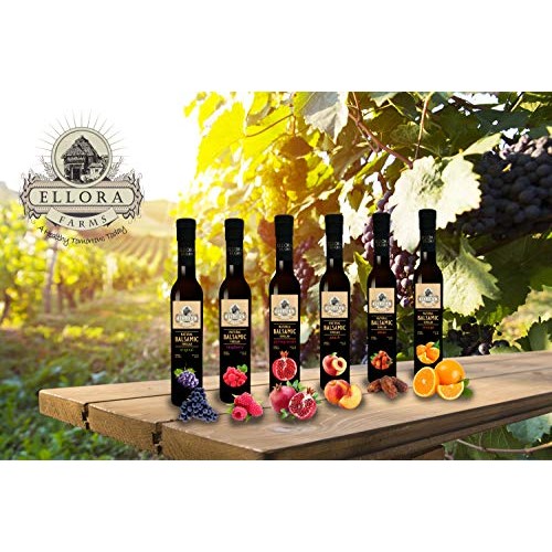 Ellora Farms, Fresh Pomegranate Infused Balsamic Vinegar, All Na