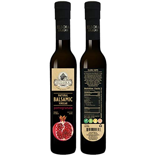Ellora Farms, Fresh Pomegranate Infused Balsamic Vinegar, All Na