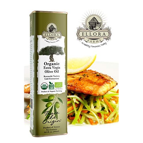 Ellora Farms, Usda Organic Extra Virgin Olive Oil, First Cold-Pr