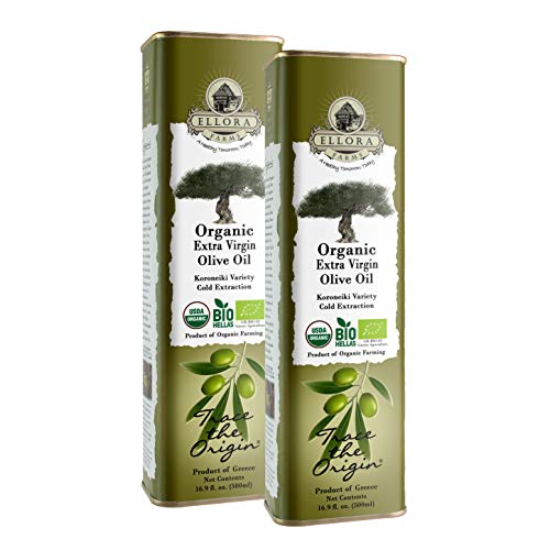 Ellora Farms, Usda Organic Extra Virgin Olive Oil, First Cold-Pr