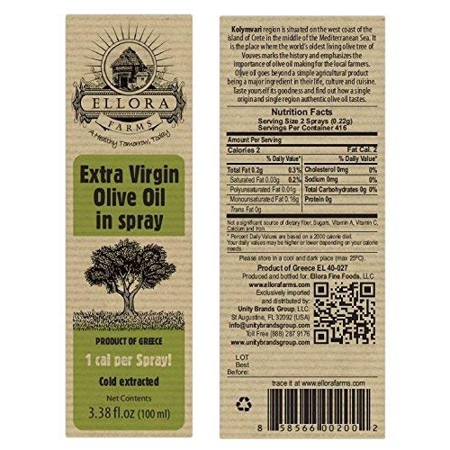 Extra Virgin Olive Oil In Glass Spray Bottle, Clog Free Spray, O