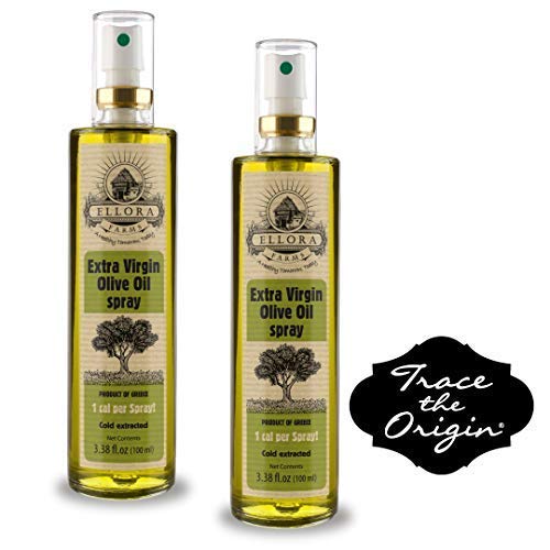Extra Virgin Olive Oil In Glass Spray Bottle, Clog Free Spray, O