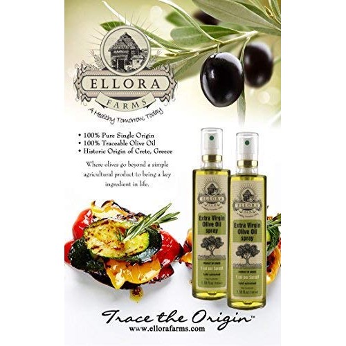 Extra Virgin Olive Oil In Glass Spray Bottle, Clog Free Spray, O
