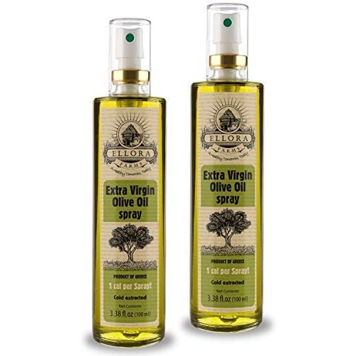 Extra Virgin Olive Oil In Glass Spray Bottle, Clog Free Spray, O