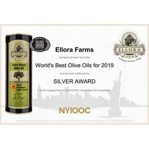 Global award winning Greek extra virgin olive oil, single estate...