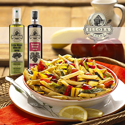 Greek Extra Virgin Olive Oil And Balsamic Vinegar In Glass Spray