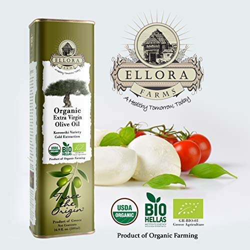Usda Organic 100% Greek Extra Virgin Olive Oil, Award-Winning Si