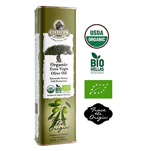 Usda Organic 100% Greek Extra Virgin Olive Oil, Award-Winning Si