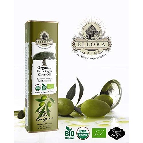 Usda Organic 100% Greek Extra Virgin Olive Oil, Award-Winning Si