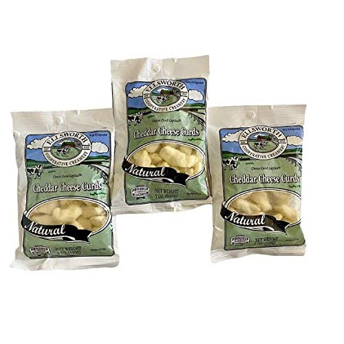 Ellsworth Natural Cheese Curds - 5 Oz. - Pack Of 3