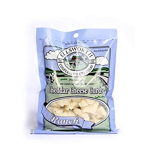 Ellsworth Cheese Curd Cheddar, Ranch, 5 Ounce Pack Of 12