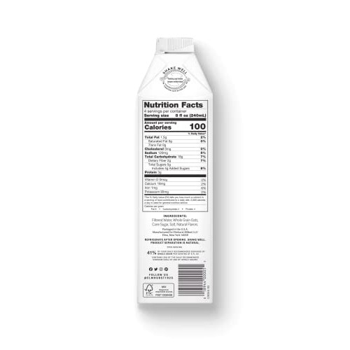 Elmhurst 1925 Oat Milk, 32 Ounce Pack Of 6
