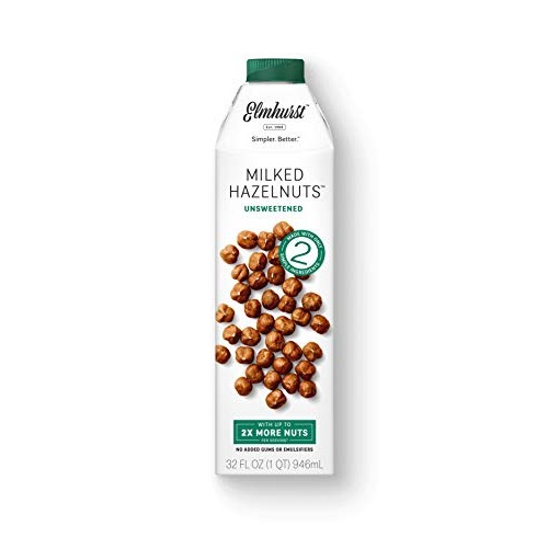 Elmhurst 1925 Unsweetened Hazelnut Milk, 32 Ounce Pack Of 6 Elmhurst 1925 Unsweetened Hazelnut Milk, 32 Ounce Pack Of 6