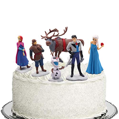 Elsani Frozen Cake Topper Collectible Model Elsa Snow Princess 6