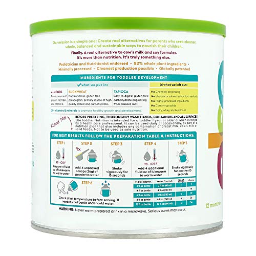 Else Plant-Based Complete Nutrition Formula For Toddlers, 22 Oz.