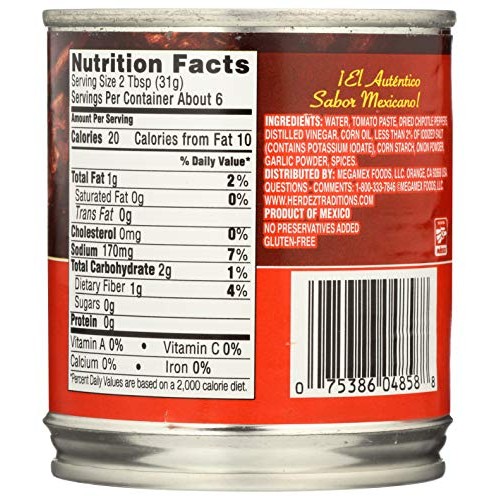 Embasa Chipotle Peppers In Adobo Sauce, 7 Oz