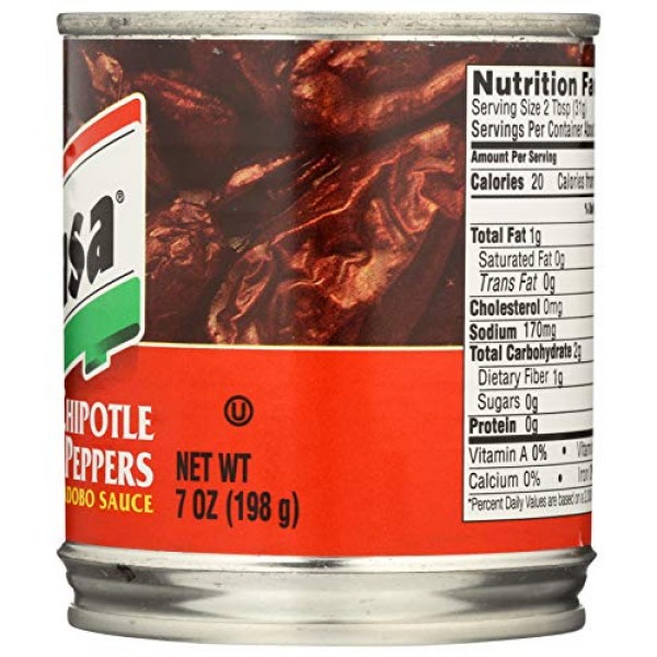 Embasa Chipotle Peppers In Adobo Sauce, 7 Oz