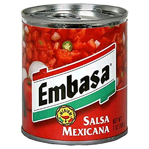 Embasa Salsa Mexicana, 7-Ounce Cans Pack Of 12